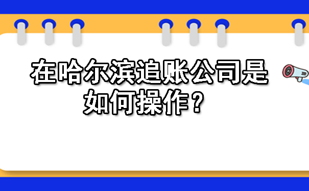 在哈尔滨追账公司是如何操作？
